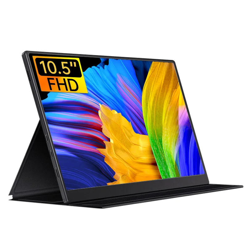 

Damrapt 10.5'' FHD Portable Monitor 1920x1280p External Monitor with Leather Case for Laptop Macbook Smart Phone Xbox gaming