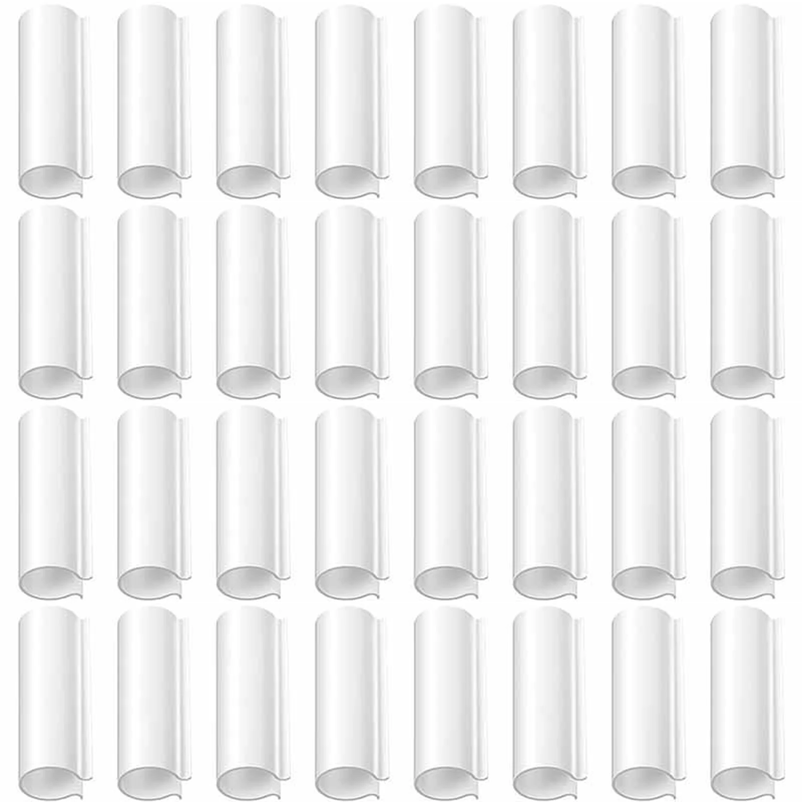 For PVC Conduits Bird Protection Clips Greenhouse Fasteners Gardening Projects 32 Piece Set Easy Attachment Robust PP Material