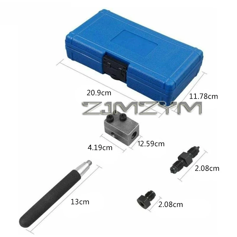 

4Pcs/Set Car Brake Copper Pipe Flaring Kit Brake Copper Riveter Brake Pipe Flaring Tool For Car