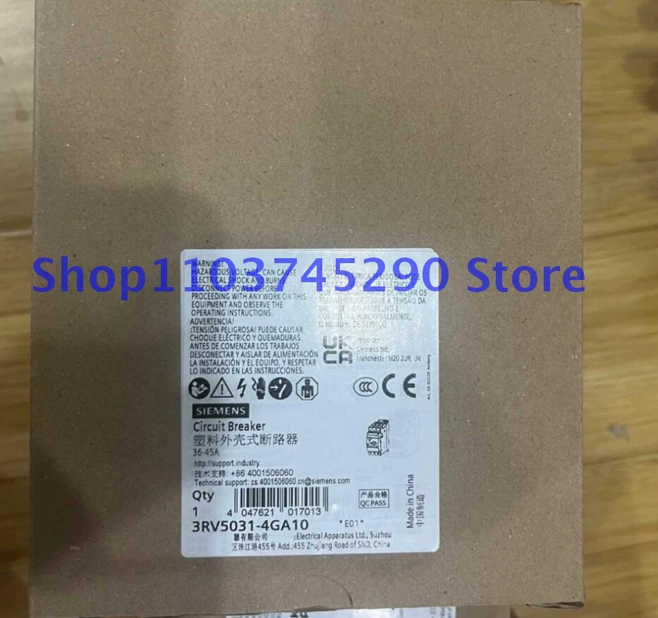 

1PCS Fast Shipping PLC Module Brand 3RV5031-4GA10 In Box 3RV5031 4GA10 New Original 3RV50314GA10