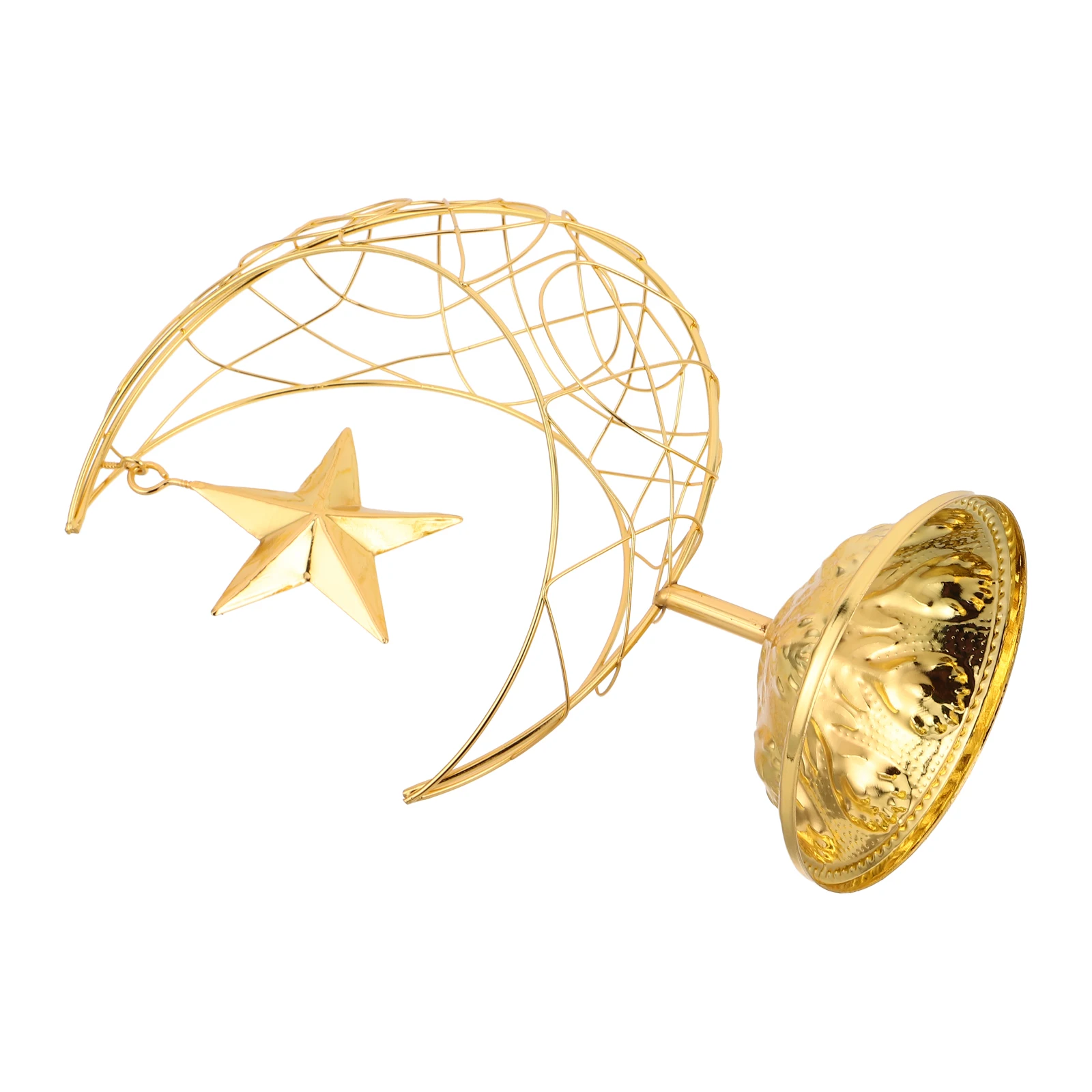 

Crescent Moon nament Mubarak Room Moon Religious Festival Decor Room Tabletop Islamic Decor Adornment