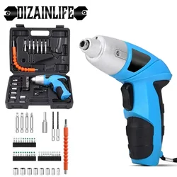 Cordless Electric Screwdriver Rechargeable 1300mah Lithium Battery Mini Drill 3.6V Power Tools Set Household Maintenance Repair