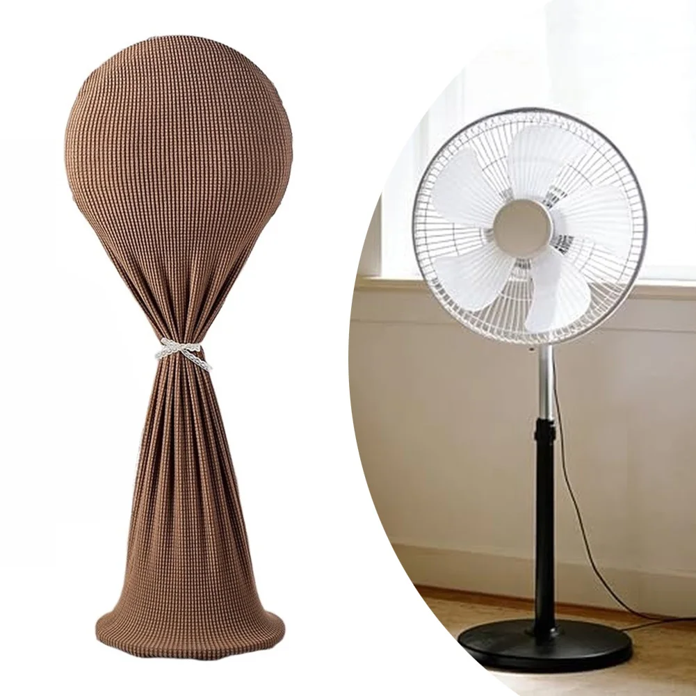 Fan Dust Cover Soft Polyester All-inclusive Floor Fan Cover Washable- Dustproof Electric Fan Standing Fan Protective Cover