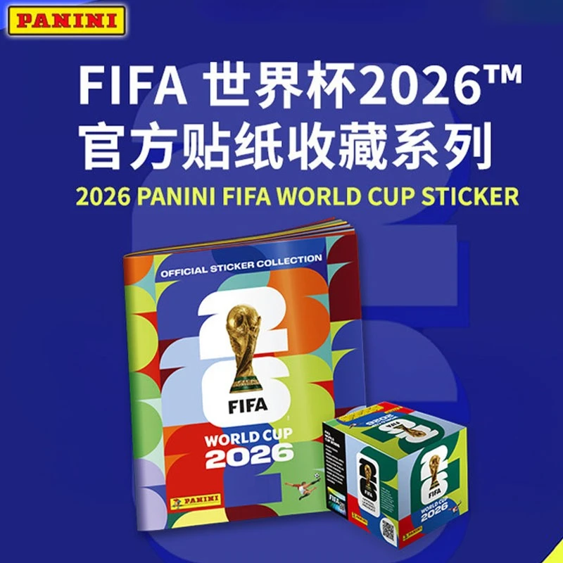 La Copa Mundial de la FIFA Panini 2026 ™   Colección de Stickers Oficiales, Caja con 50 Paquetes, Caja Sorpresa de Colección