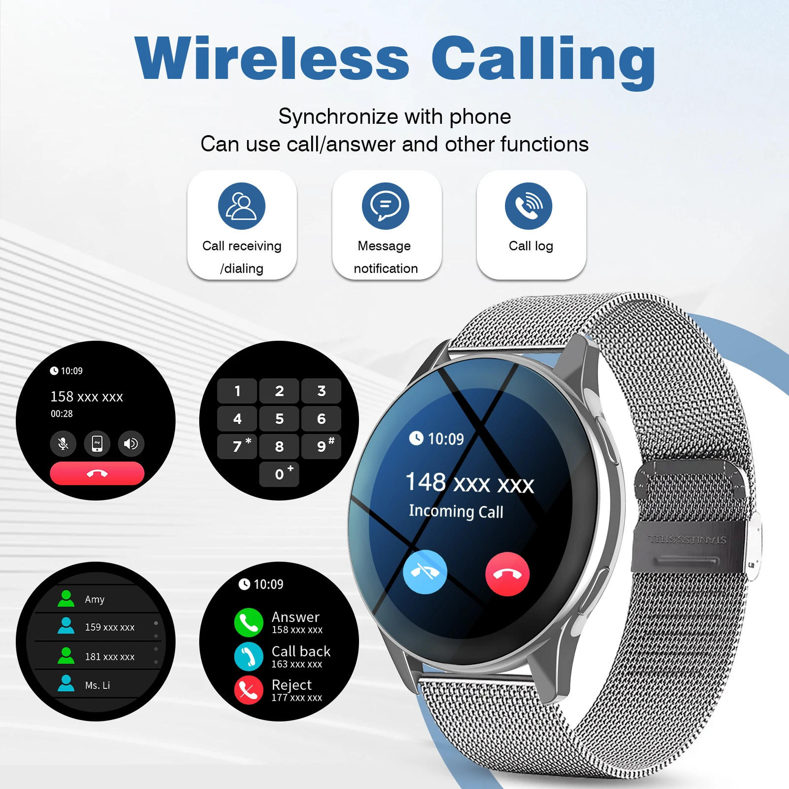 Reloj inteligente de doble cor - Smartwatch Watches Wallpaper reseña y precio