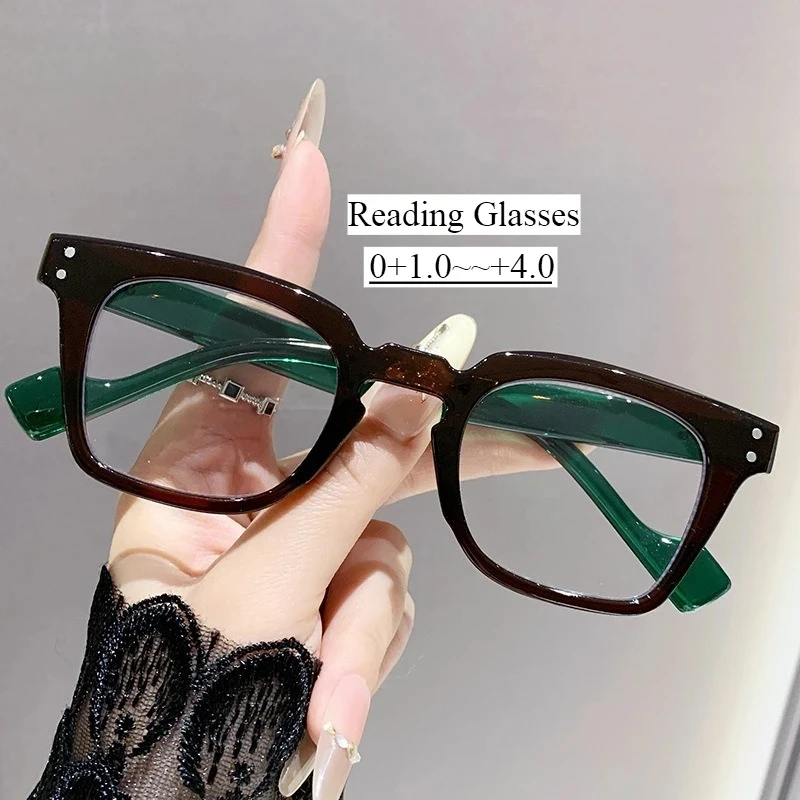 Die Retro-Brille mit großem Rahmen und modischen High-Definition-Lesebrillen verkaufen sich gut wie modische Lesebrillen
