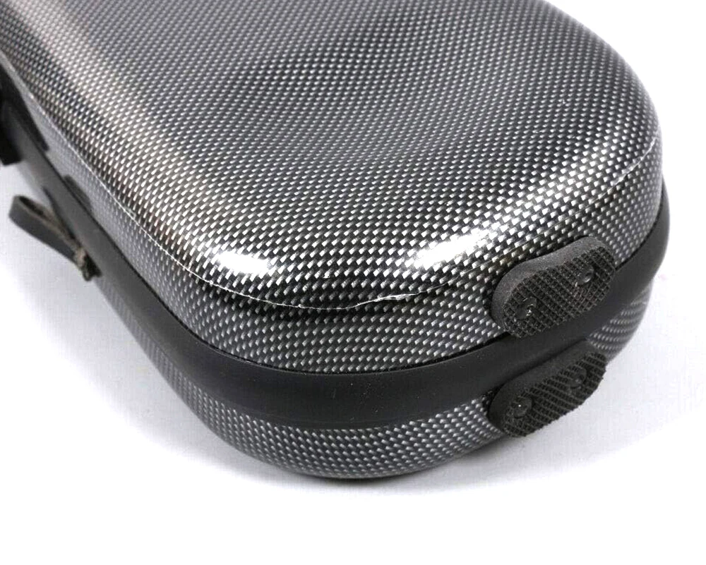 New Durable Bass Bow Case Carbon Fiber Hard Shell Bow Box Hold 2 pcs Strong Lightweight removeable strap