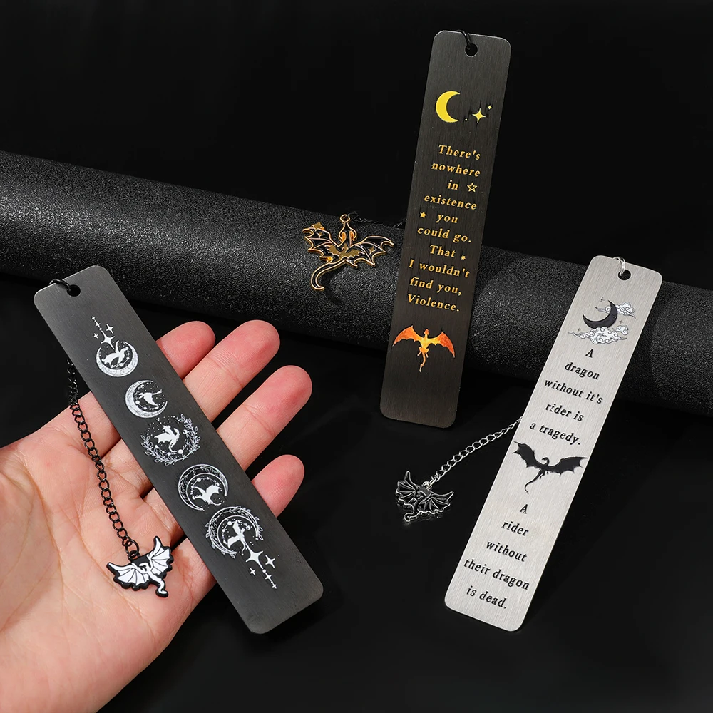 The Acrylic Bookmark with a Dragon Theme and a Hollowed Out Lightning Dragon Pattern Is the Perfect Bookmark for Dreamy Book Fan