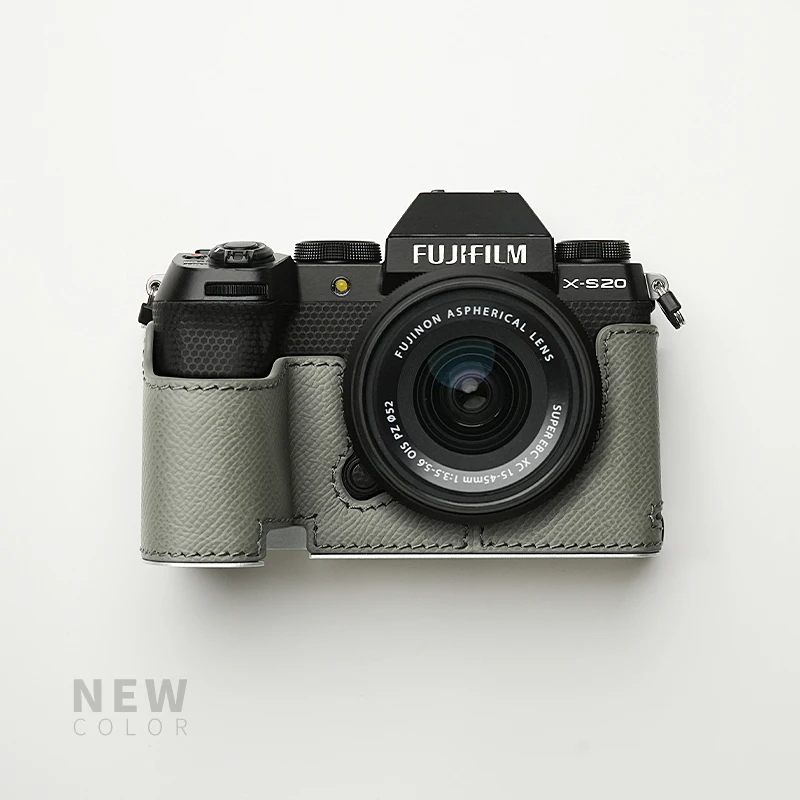 Mr.Stone XS20 camerabehuizing beschermhoes cover accessoires voor Fujifilm X-S20 camera handgemaakt echt leer