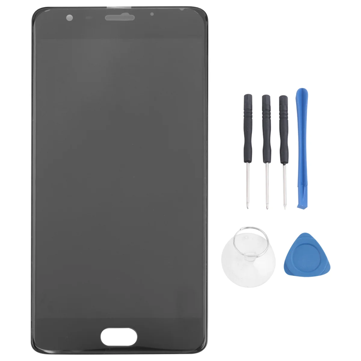 POSV-LCD ディスプレイ接触スクリーンデジタイザアセンブリ Oneplus 3 3T A3000 1+3 1+3T 修復ツール付き ブラック フレーム付き