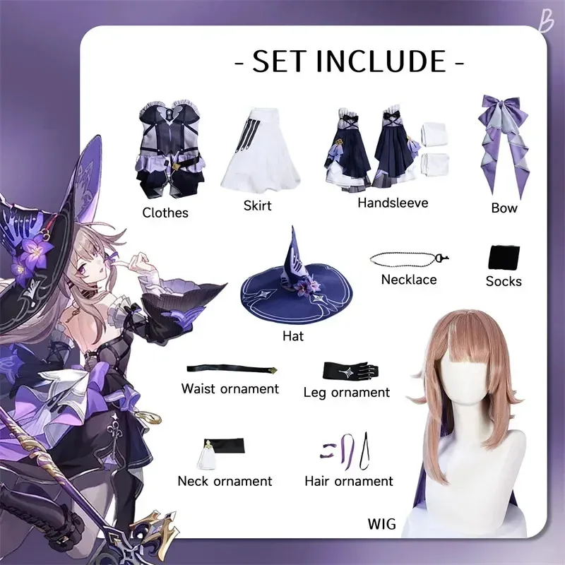 Honkai Star Rail Big Herta disfraz de Cosplay uniforme de Carnaval para adultos disfraces de fiesta de Anime de Halloween juego de mascarada para mujeres