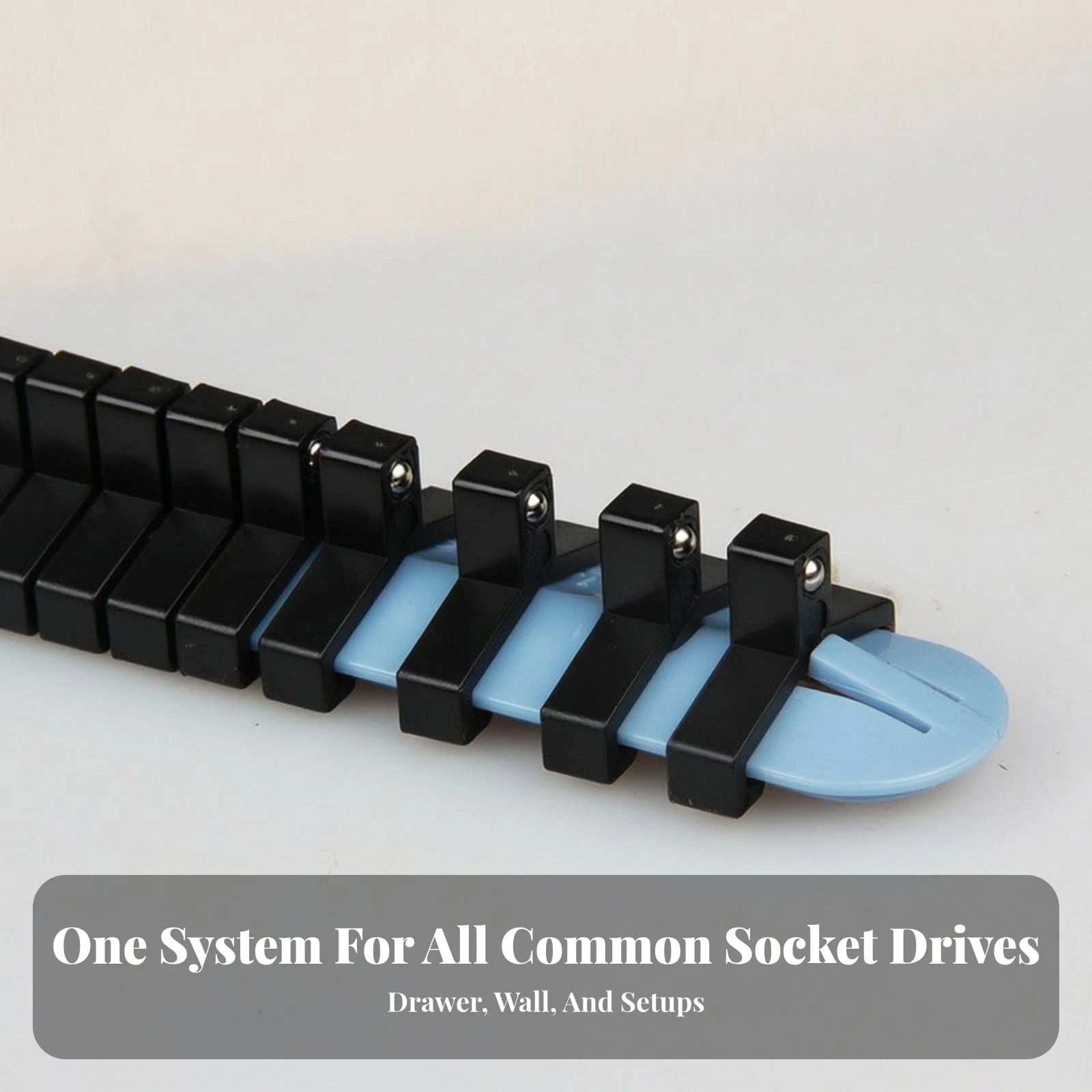 3 Pieces Organizer Portable Socket Organizer Bar for Mechanics, Toolbox, Garage 3