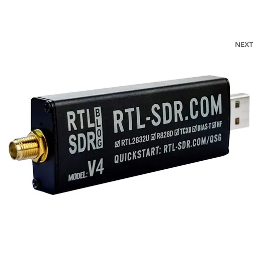 

RTL-SDR Blog V4 R828D RTL2832U 1PPM Original Software Radio Receiver SDR