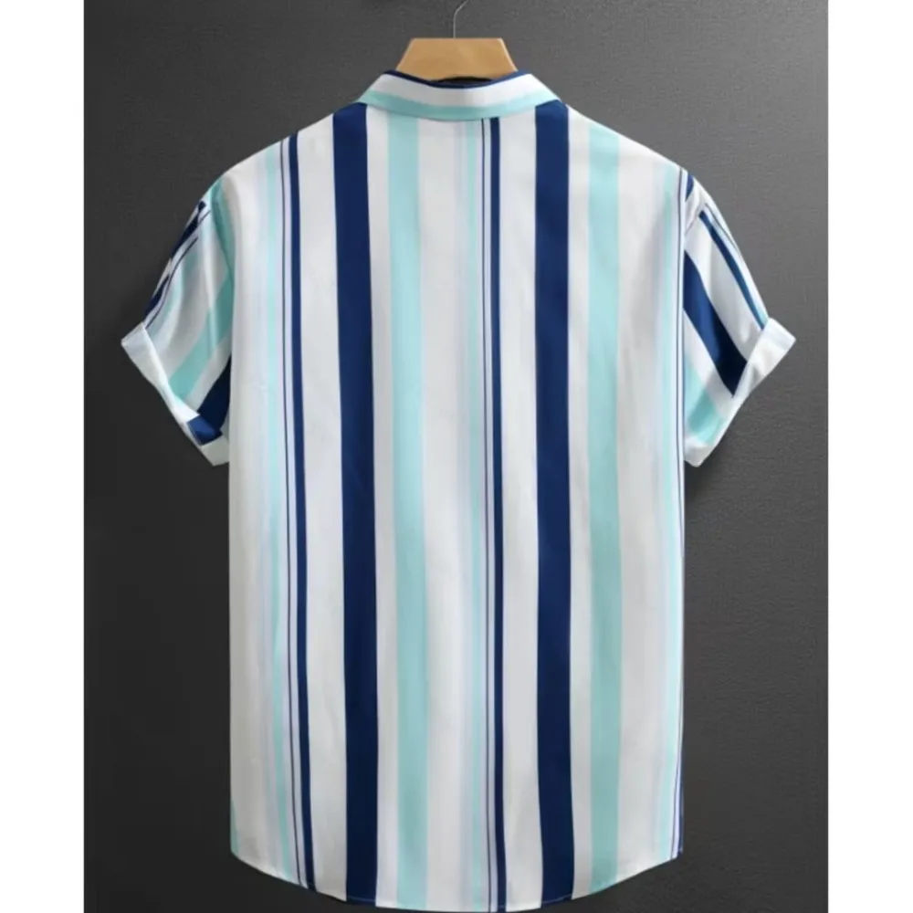 Casual Men's Shirts Camisas Masculina Shirts For Man Menswear Clothing Simple Style All-match Commuting Daily Striped Contrast