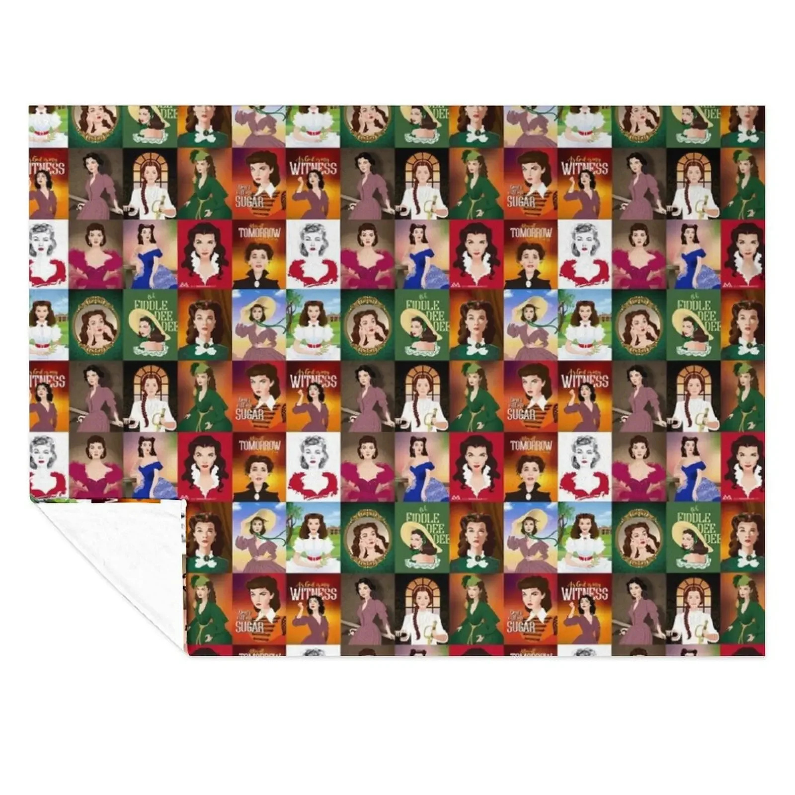 

Scarlett patchwork Throw Blanket Personalized Gift Soft Big Sofas Stuffeds Blankets