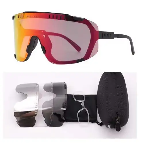 POC Devours Windproof Myopia Cycling Goggles for Mountain & Road Bike Outdoor Sports Vision Correction Riding Gear