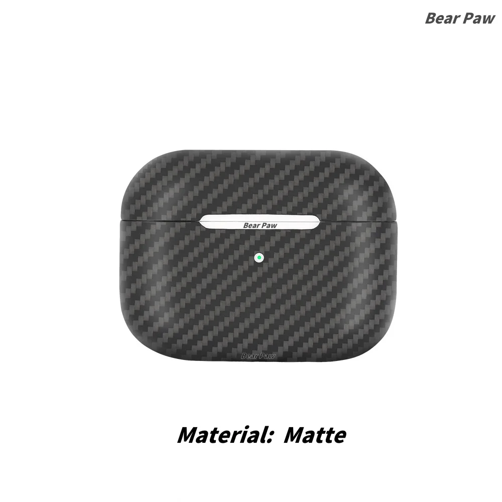 Aramid Case for Airpods Pro 3/Airpods 4/Airpods Pro 2 Ultra-thin Earphone Case Aramid Carbon Fiber Cover for airpods pro 2 3