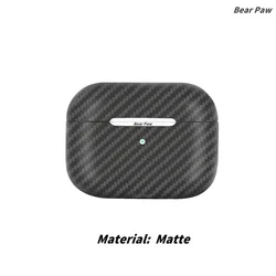 Aramid Case for Airpods Pro 3/Airpods 4/Airpods Pro 2 Ultra-thin Earphone Case Aramid Carbon Fiber Cover for airpods pro 2 3