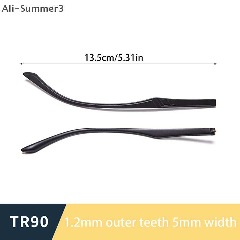 (YY) 1 زوج 2025 جديد النظارات معبد الذراع أسنان واحدة مزدوجة الأسنان TR90 النظارات استبدال الساق إصلاح النظارات اكسسوارات #3