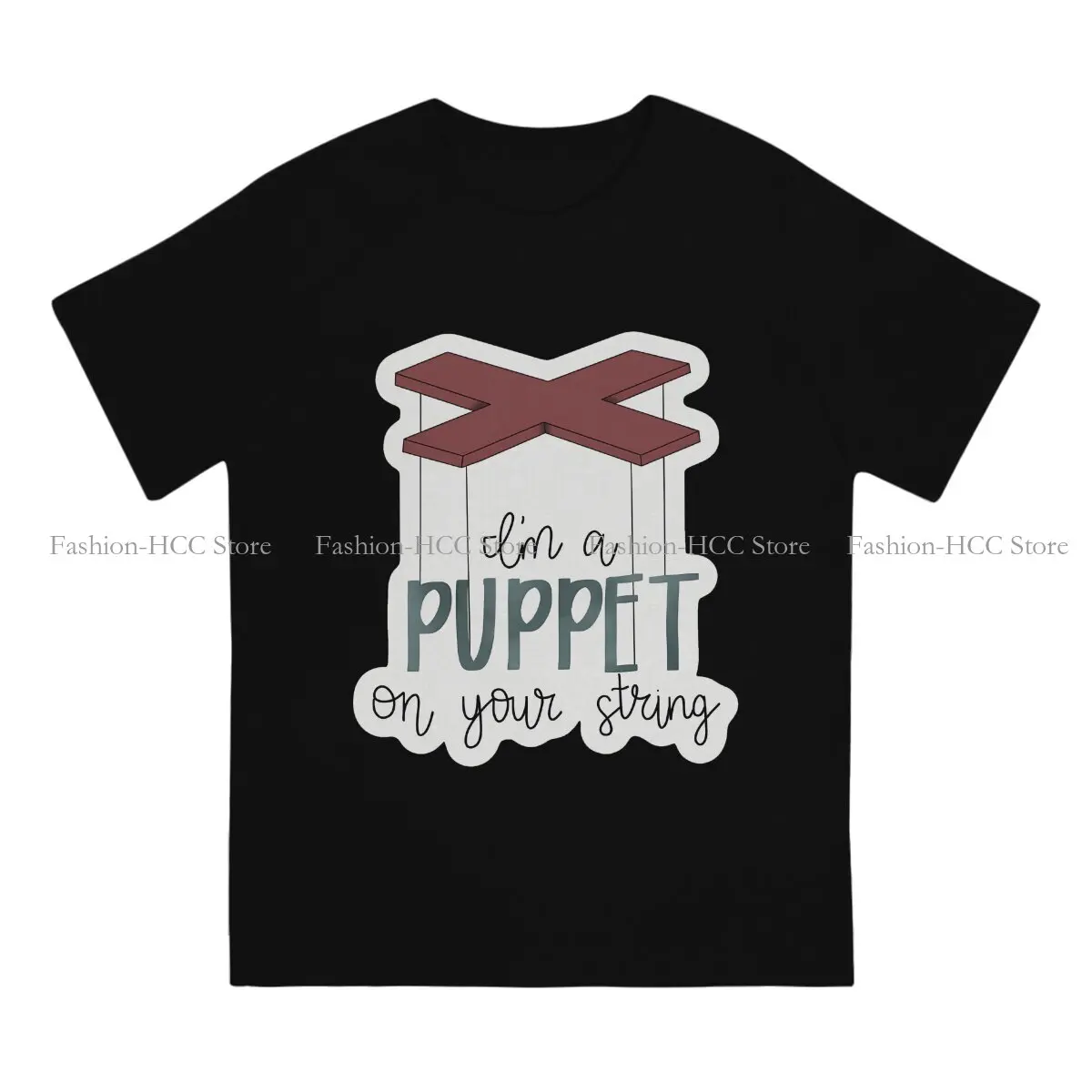 Puppet O Neck TShirt String Puppet Classic Polyester T Shirt Men Tops New Design