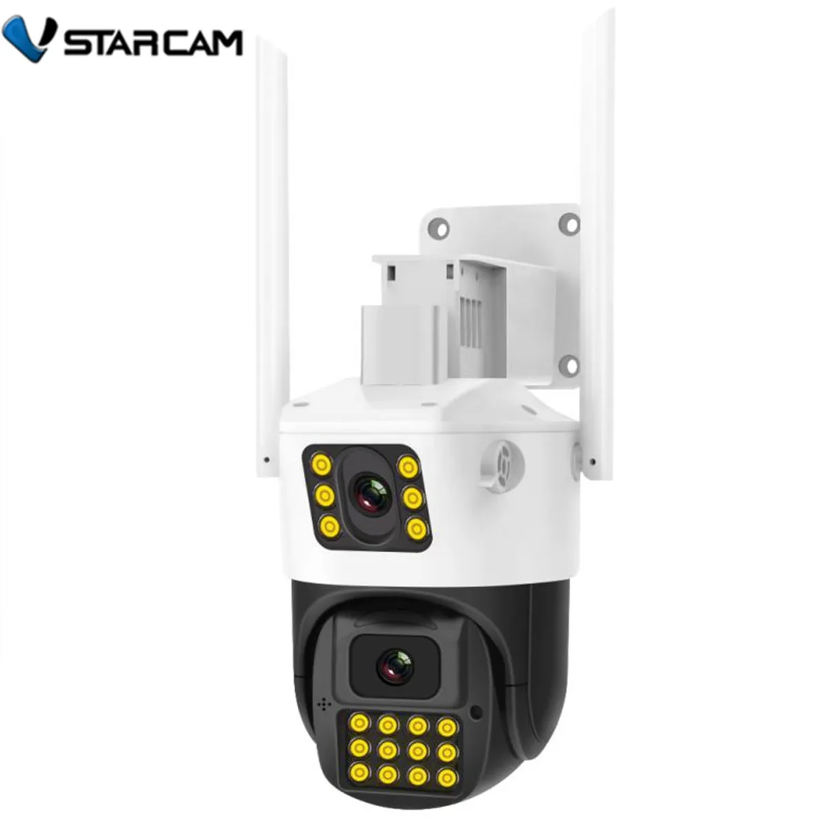 Vstarcam CG663DR 4MP Dual Lens 4G/WIFI IP Dome Camera AI Humanoid Detection Full Color Security CCTV Intercom Baby Monitor