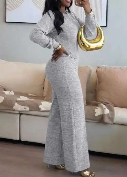 Women's Spring Set: Elegant Jumpsuit - alternate angle