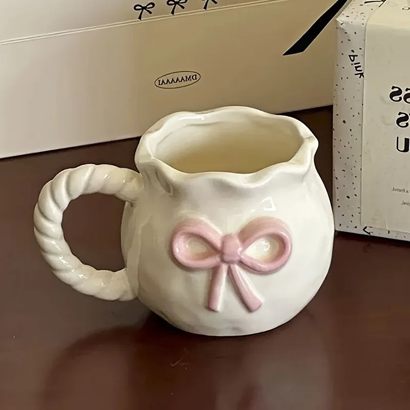 

Pink Ceramic Mug - Perfect for Coffee & Tea. Ideal Gift for Office, Birthday, Party. Hand-Wash Only.