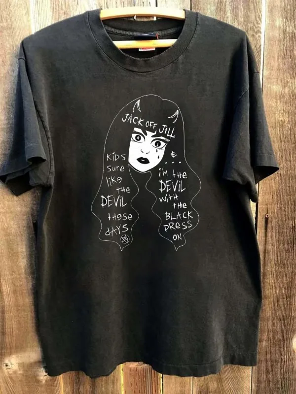 

Jack Off Jill Rock Punk Band short sleeve black classic shirt KV36342 Short Sleeve Tees Men Clothing Football Shirts 2025