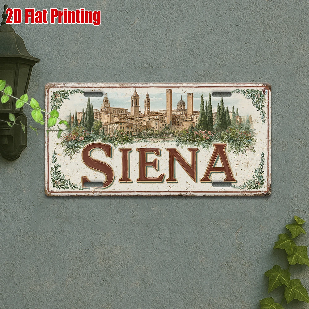 2D Flat, 1pc Wooden Print, Single Pack, Retro Wooden Sign, for Decorative Use Solely, Outdoor Wall Decor Hanging Painting, It