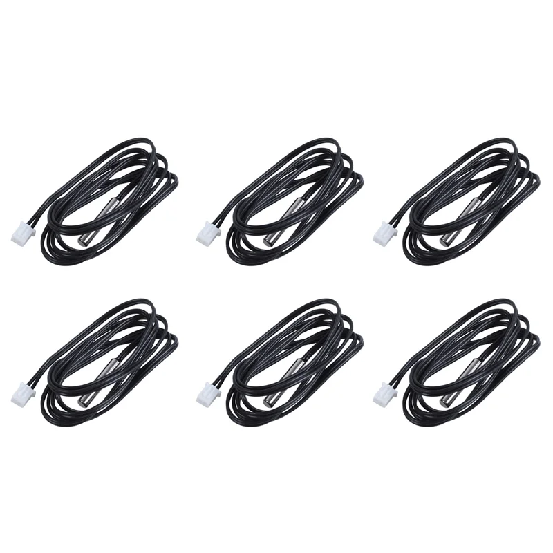 ABGN 6X NTC 10K オーム防水デジタル熱温度センサープローブ 1M