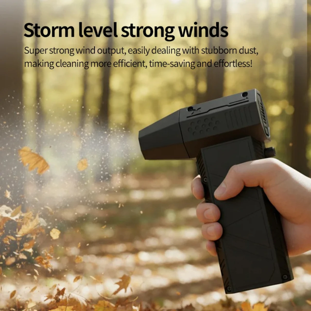 مروحة X16 قوية، طاقة عالية 200 وات، مروحة توربو 300000 دورة في الدقيقة، منفاخ هواء، منظف ممسحة، مروحة تنظيف للسيارة/الكمبيوتر #2
