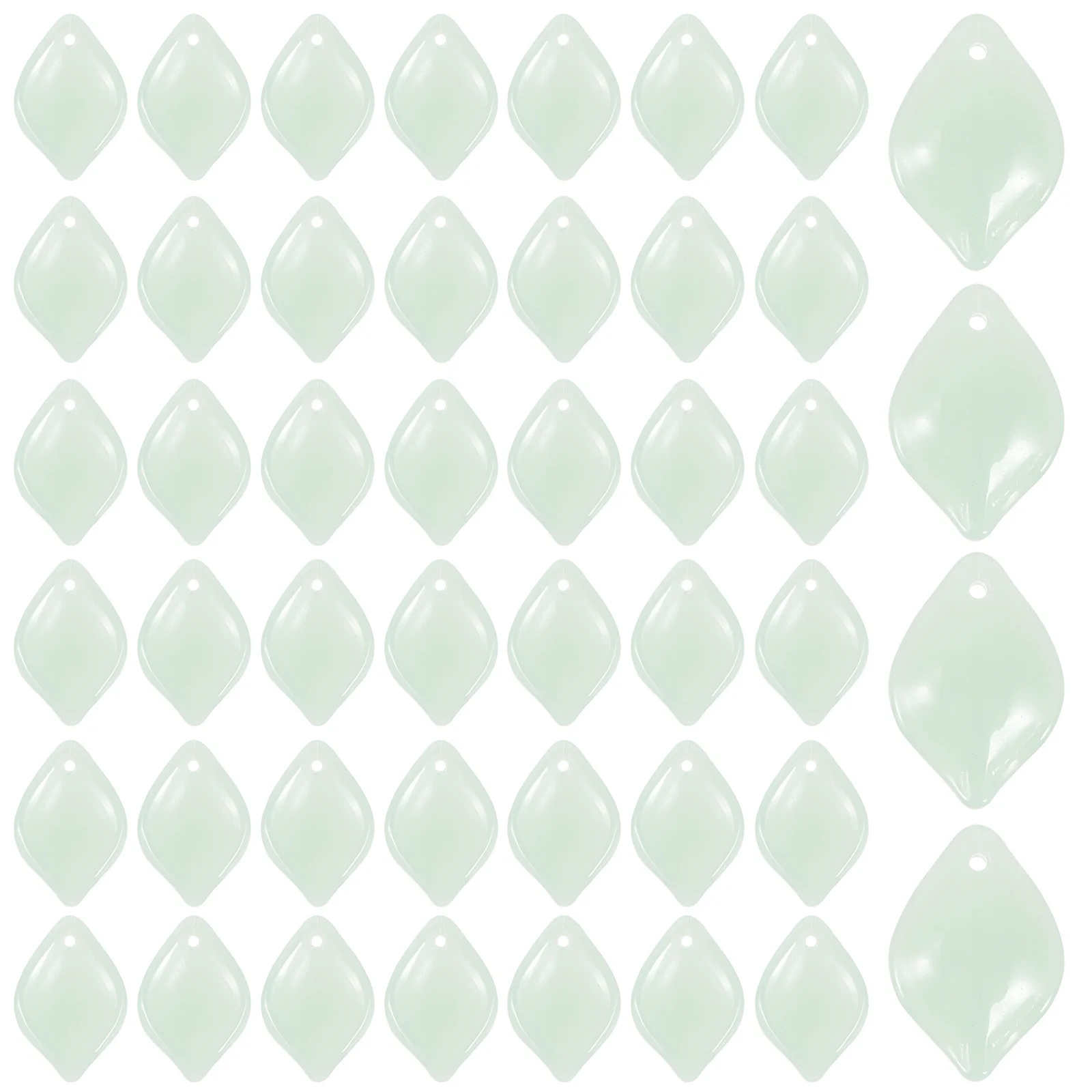 

100pcs Flower Petal Charms Diy Hairpin Material For Jewelry Making Handcraft Supply Necklace Earring Crafts Charm Bulk