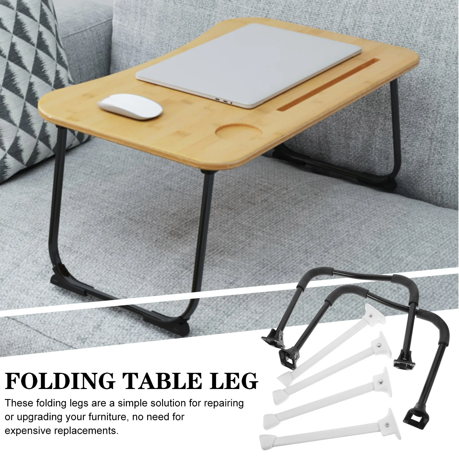 1 Set Of Foldable Metal Furniture Legs U Shape Heavy Duty Folding Table Brackets For Diy Desk Coffee Table Bench Legs For Small
