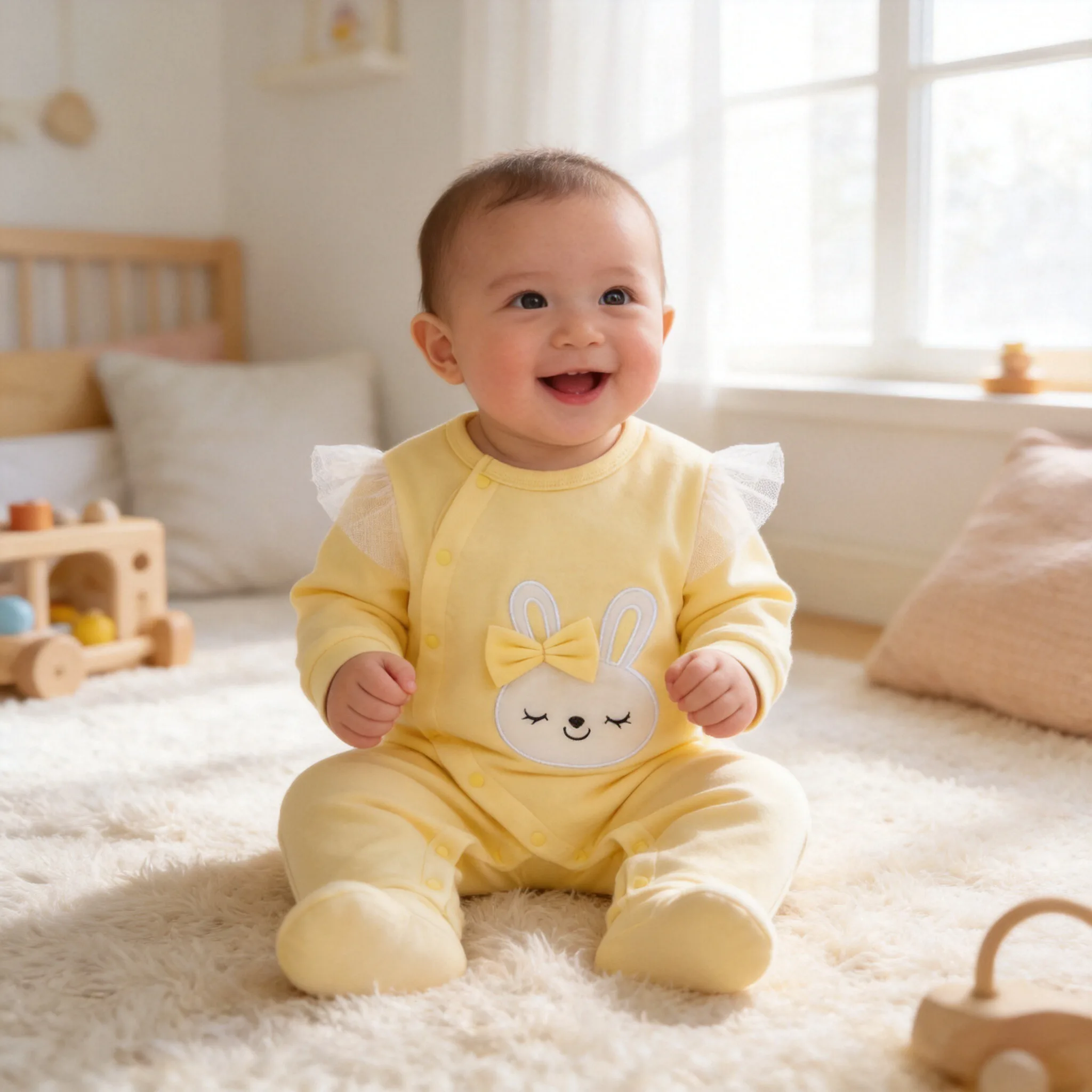 Combinaison pour bébé fille no - Baby Clothing Yellow avis et prix