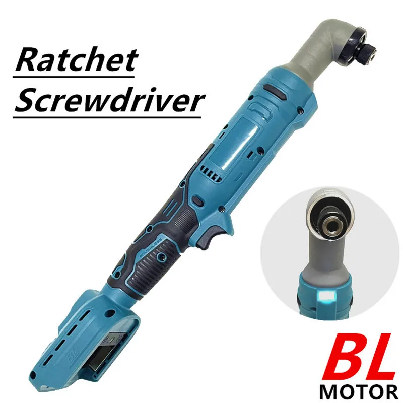 

Brushless Ratchet Screwdriver 1/4" Electric Impact Driver Ratchet Wrench Impact Removal Screw Power Tools For Makita 18V Battery