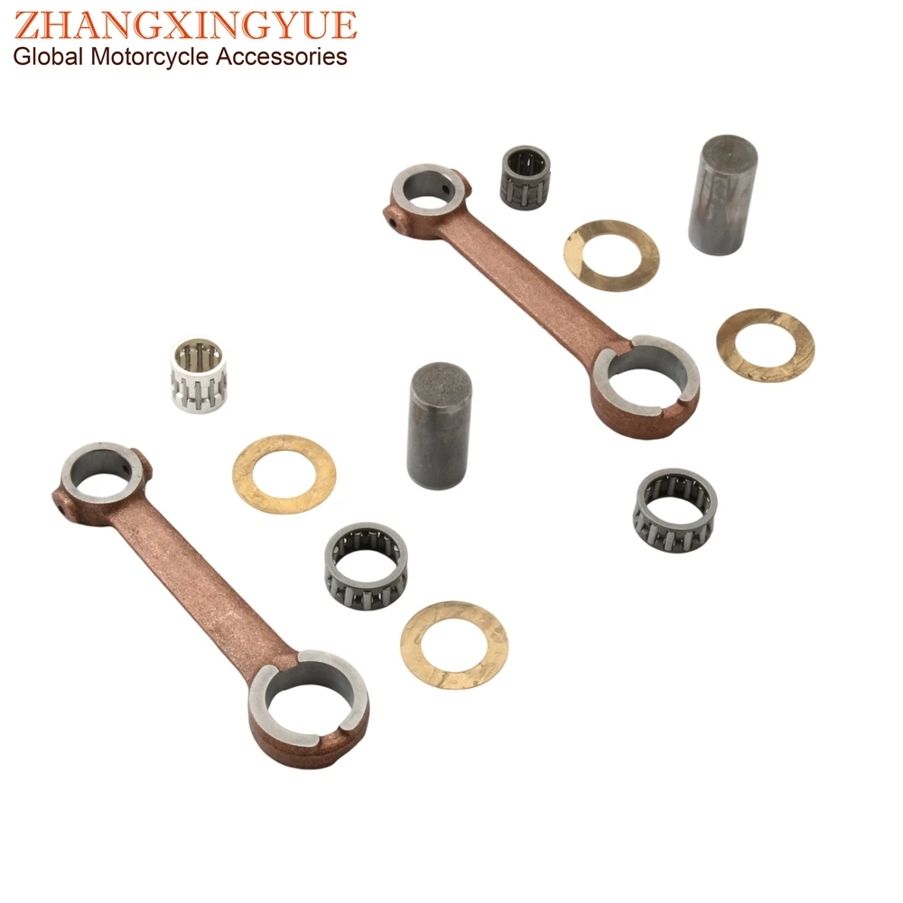 Connecting Rod Kit For Piaggio Vespa Moped Ciao Bravo Grillo Si 50cc Pin 10mm 12mm 2-Stroke Engine Parts