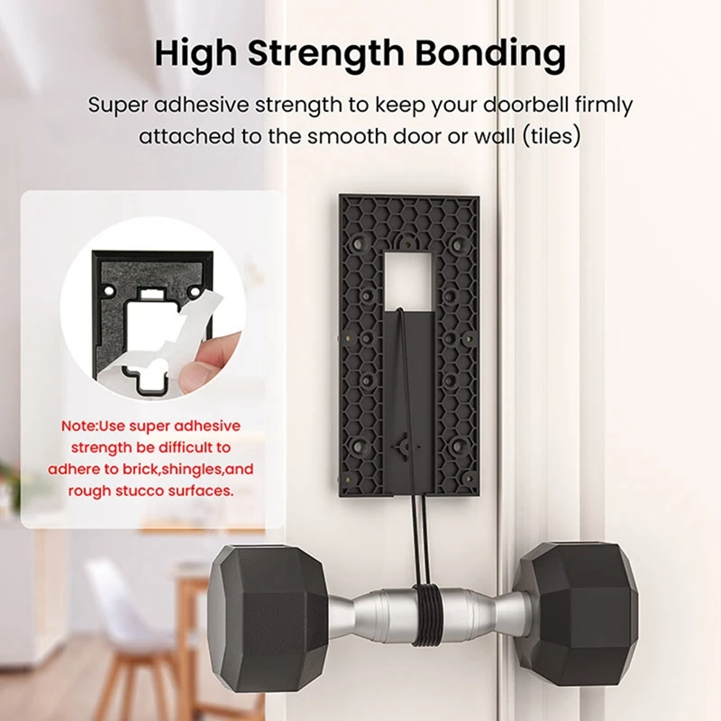 ABNO-جرس باب يتضمن شاشة عرض فيديو جبل لجرس باب يتضمن شاشة عرض فيديو 3/3 Plus/4 لبطارية جرس الباب زائد/Pro ، ملحقات حامل تركيب جرس الباب