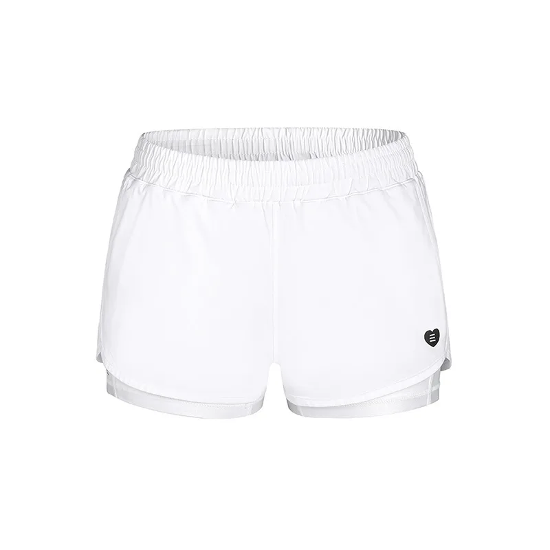 Korea Women Short Pants Solid Color High-Stretch Sports Shorts Split Swim Trunks Biker Shorts