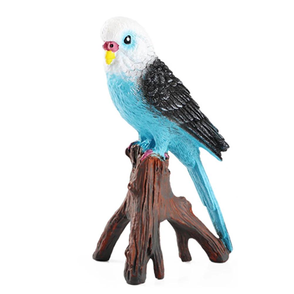 Bird Enthusiasts Parrot Budgie Ornament Arts Indoor Outdoor Decoration Fine Craftsmanship Fitment Budgerigar Arts