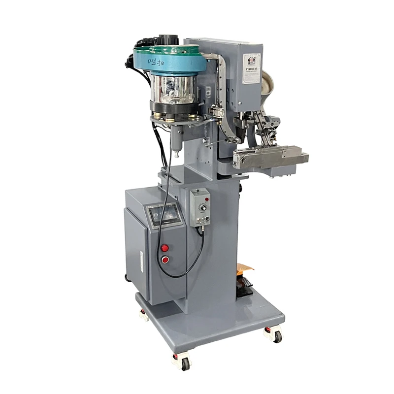 JZ-989DS Automatic Climbing Shoe Eyelet Hook Riveting Machine for Industrial Safety Boots D Ring Hiking Shoe Hook Buckle Machine