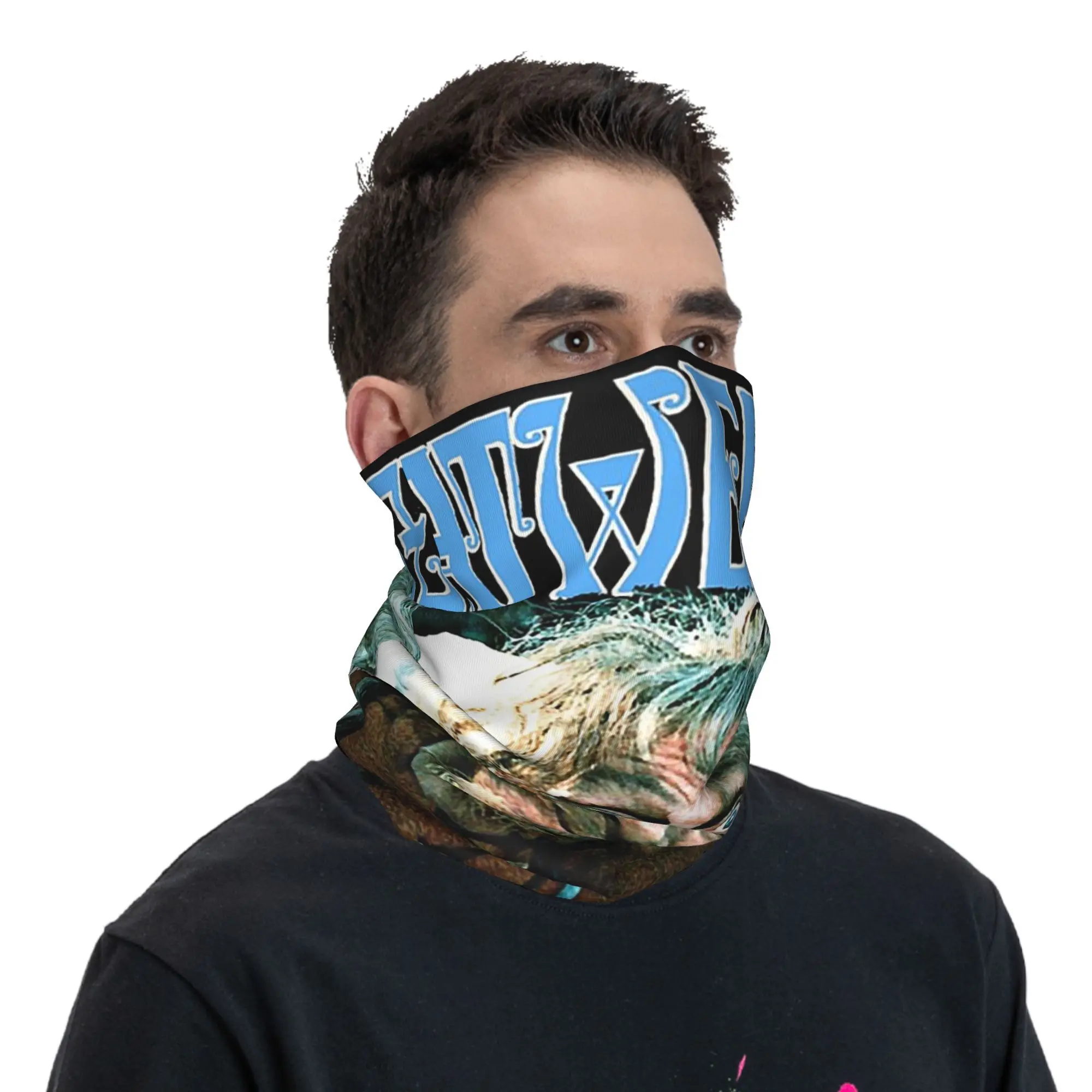 Catweazle Transparent  Bandana Neck Cover Printed Wrap Mask Scarf Warm Face Mask Hiking Fishing For Men Women Adult Breathable