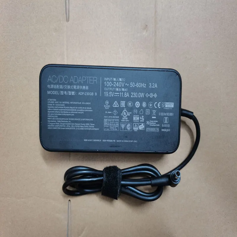 OEM 230W 19.5V 11.8A ADP-230GB B 6.0mm Pin AC Adapter For ASUS ROG STRIX G731GU-H7166T,G731GU-EV044 Original Puryuan Charger