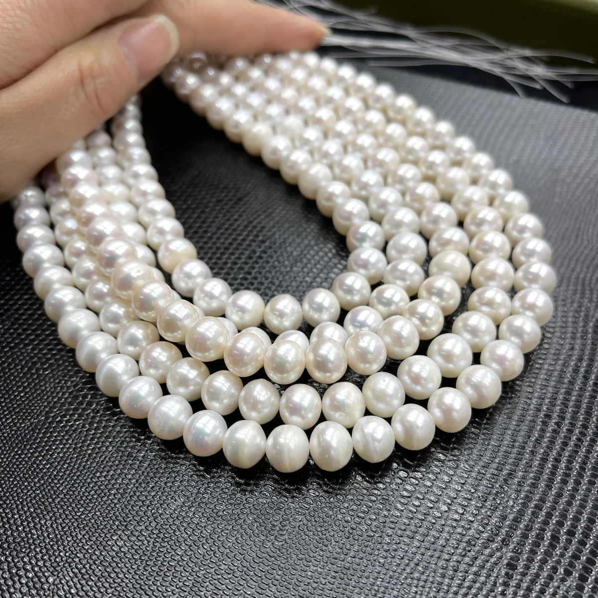 9–11mm Edison Near-round Natural Freshwater Pearl Semi-finished Beads for Jewelry Making DIY Necklaces Bracelets and Accessories
