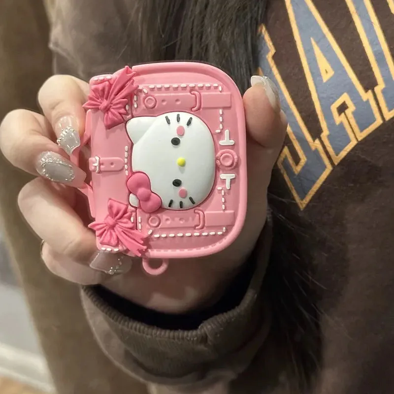 Kawaii Sanrio HelloKitty Airpods 4 Protective Case Fourth Generation Airpod Pro2 Suitable For Apple Earphone Cover Gifts Toys - Image 2
