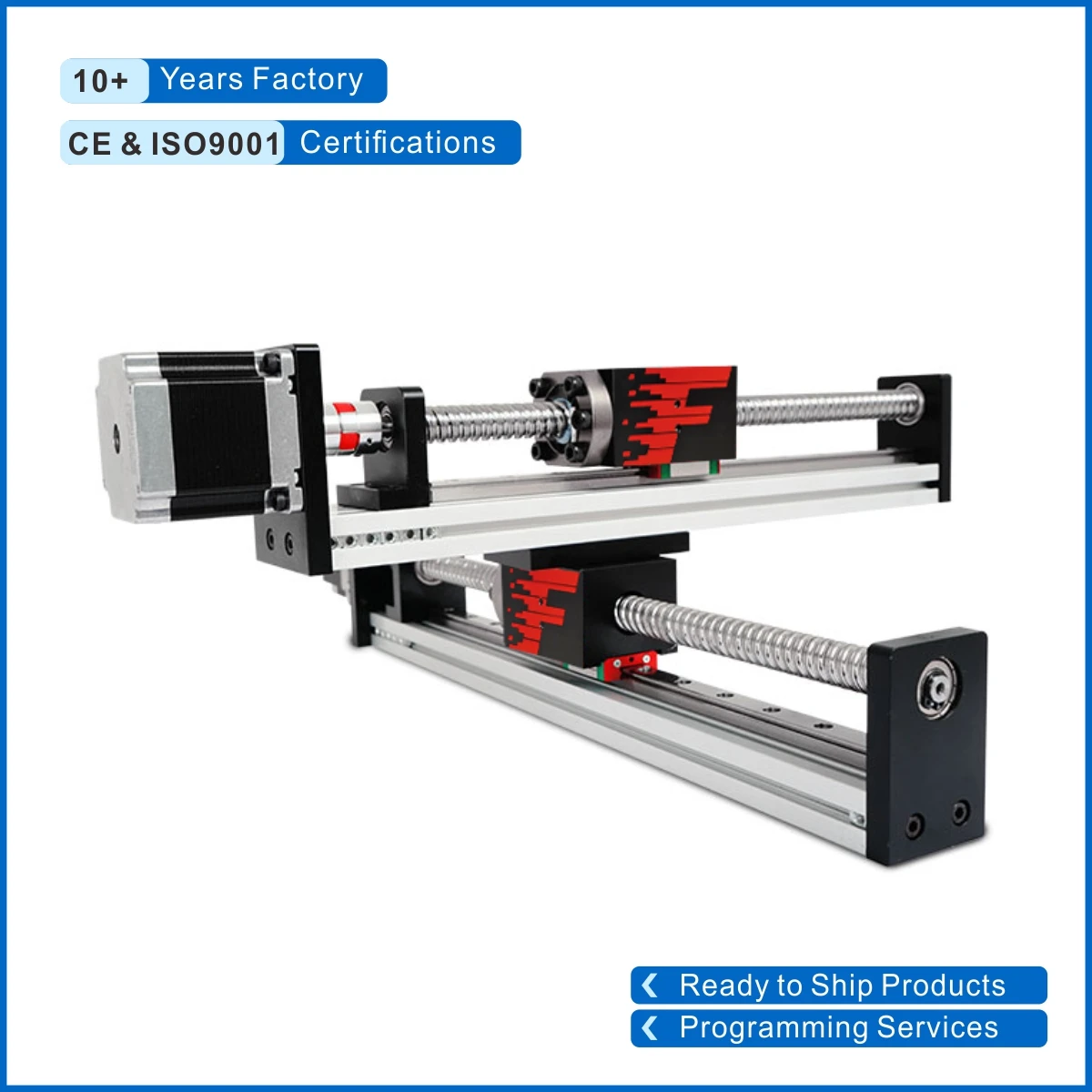 Motorized Table Ball Screw Actuator Linear Motion Slide Rail Guide