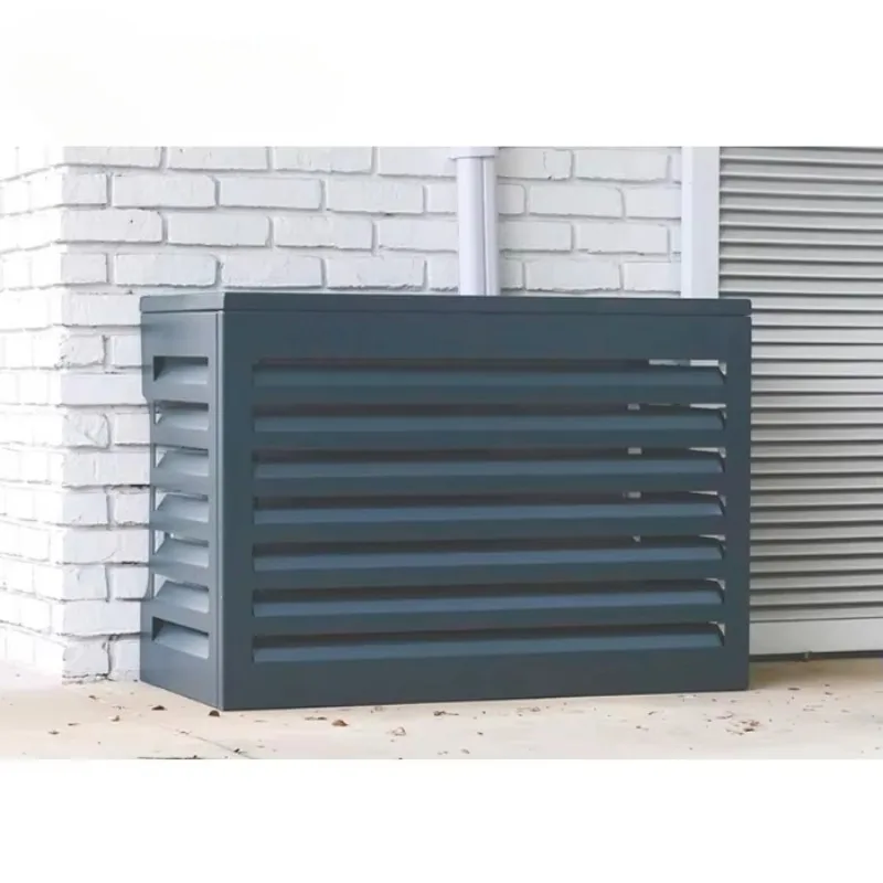 Newly Design Laser Cut Aluminium Heat Pump Cover  Outside air Conditioner Cover Ventilation Grille view 3