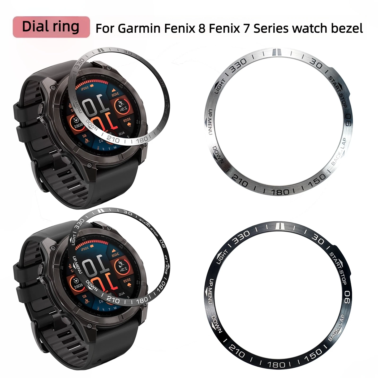 Uhr Stoßstange Abdeckung Ring Lünette Für Garmin Fenix 7 7S 7X Pro Epix Gen 2 8 47mm 51mm Lünette Metall Fall Abdeckung schutz Zubehör
