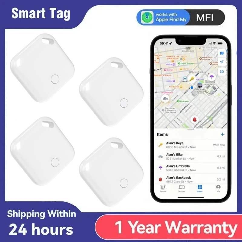 

Timethinker Bluetooth GPS Tracker via IOS Find My App Alternatives Tag for Apple Airtag Anti-Lose Locator for Personal Item Pets