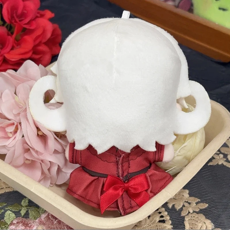 레드 레이디 10cm 코튼 인형 아이덴티티 V 게임 귀여운 플러시 토이 키체인 캐릭터 선물 팬들을 위한 수집품 파티 기념품 소프