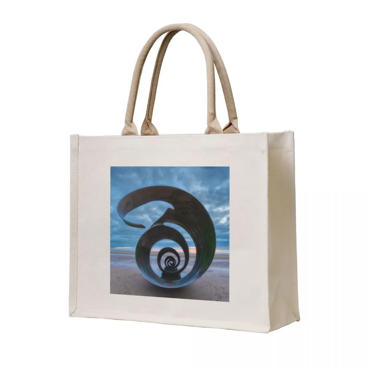 

Mary's Shell, a sculpture by Stephen Broadbent. Tote Bag handbag Canvas bag Shopper handbag